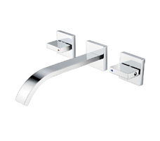 Double Handle Concealed Basin Faucet