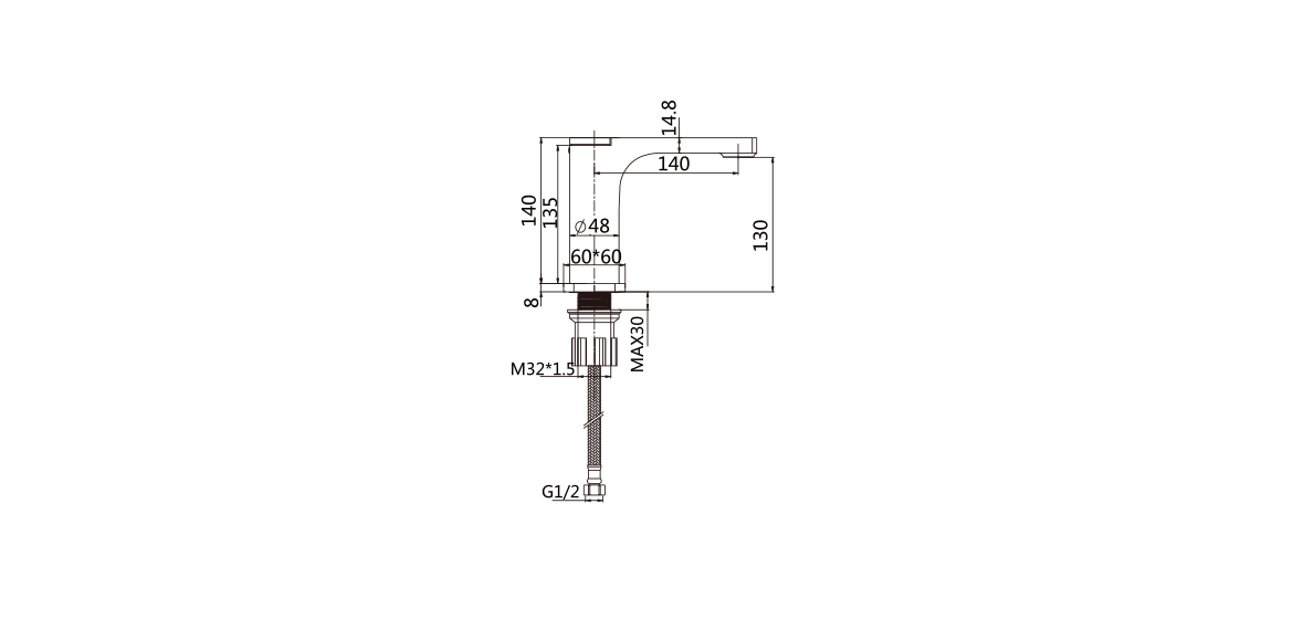 Single Handle Basin Faucet