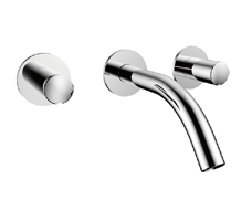Double Handle Concealed Basin Faucet