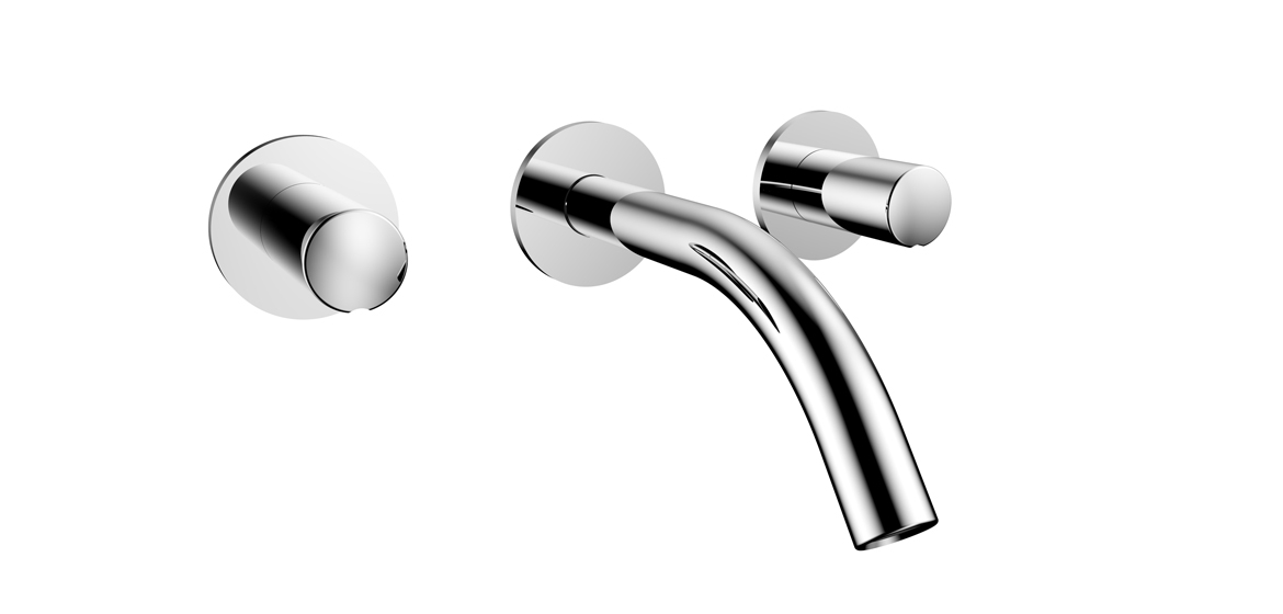 Double Handle Concealed Basin Faucet
