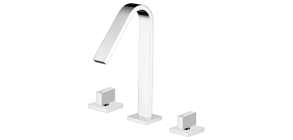 Double Handle Basin Faucet