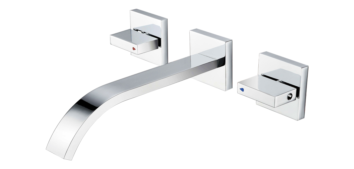 Double Handle Concealed Basin Faucet