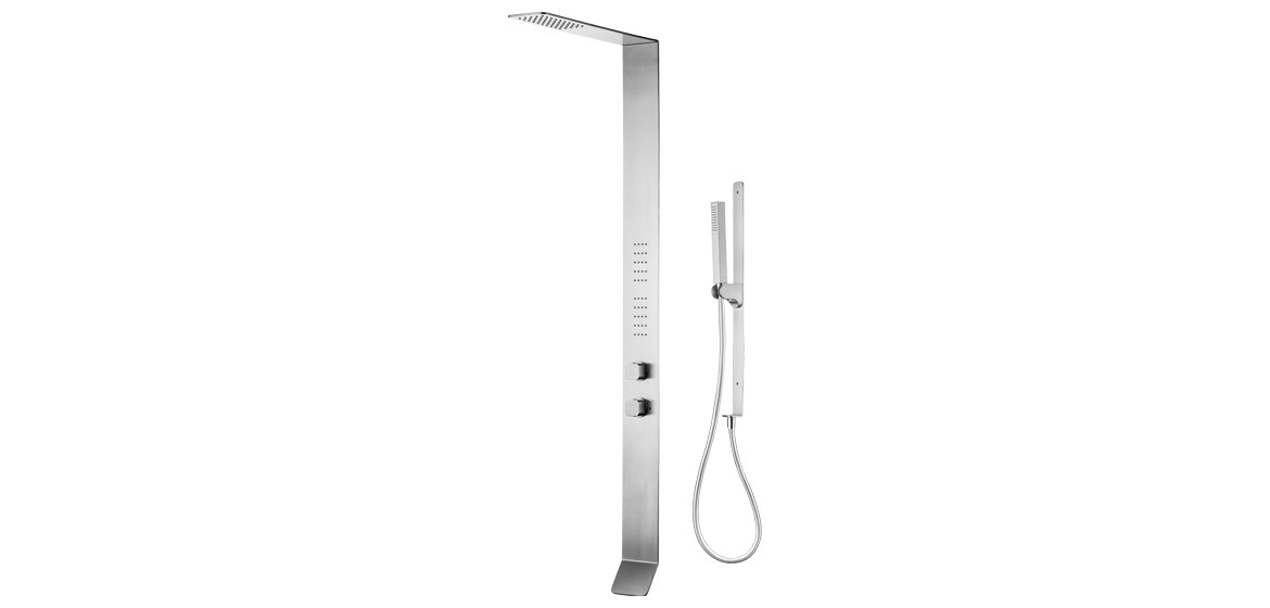 S.S. Concealed Shower Screen