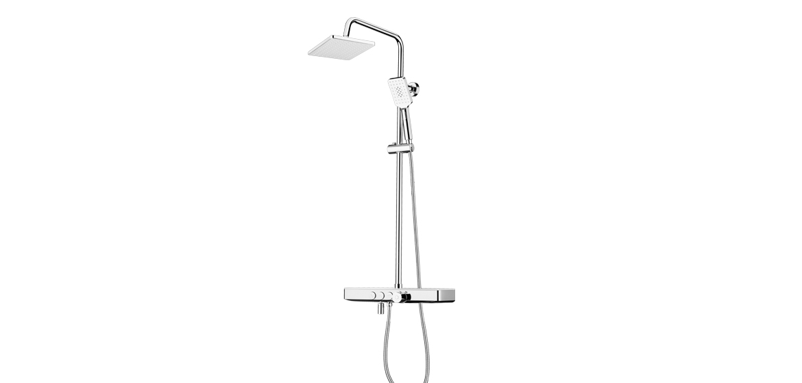 Thermostatic Shower Column  Three Functions