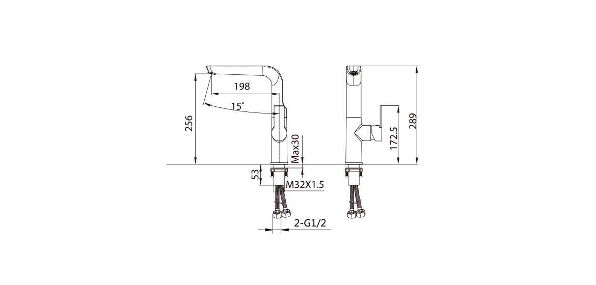 Single Handle Kitchen Faucet