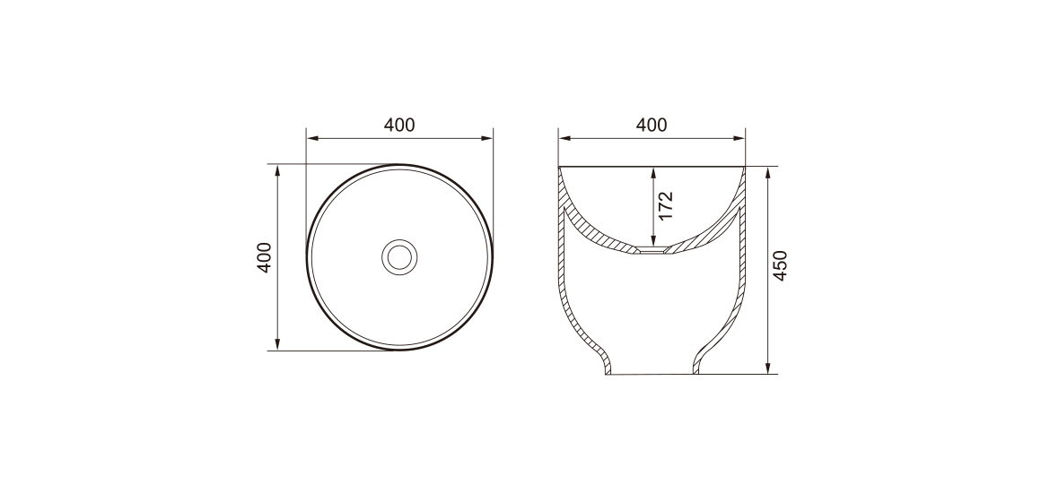 Up Table Basin