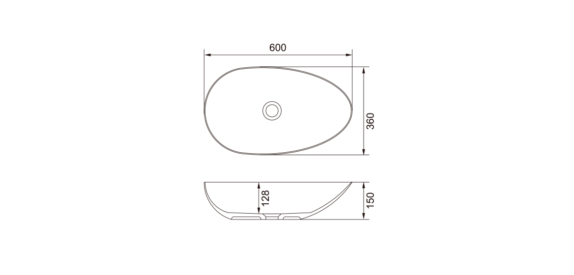 Up Table Basin