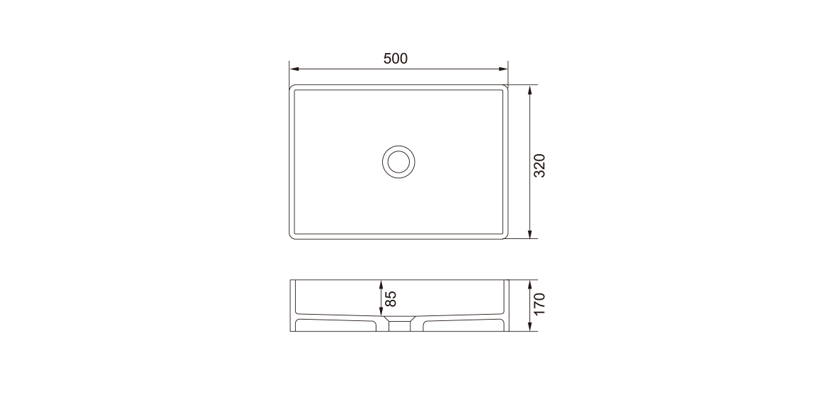 Up Table Basin