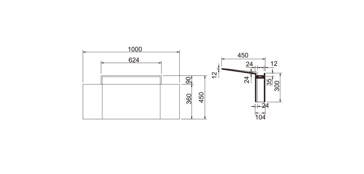 Wall-hung Table