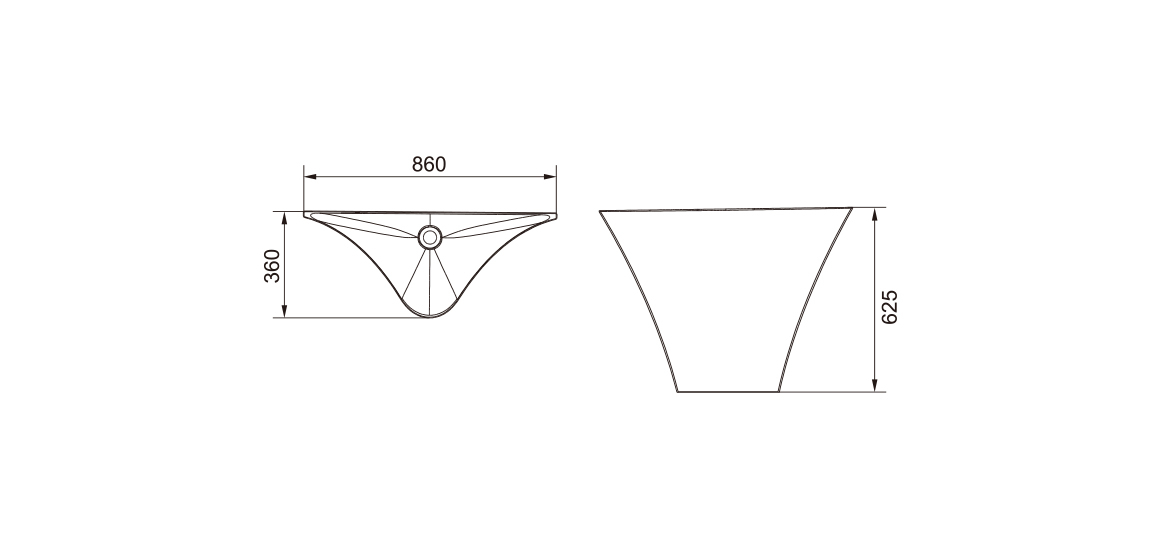 Wall-hung Basin