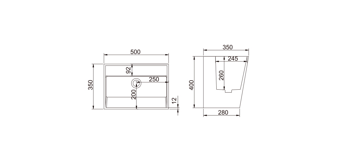 Wall-hung Basin