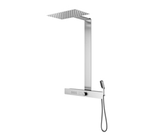 Stainless steel split thermostat shower column