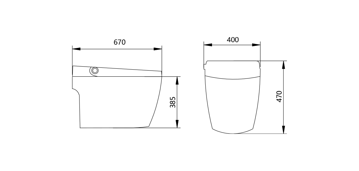 Smart Wall Hung Toilet