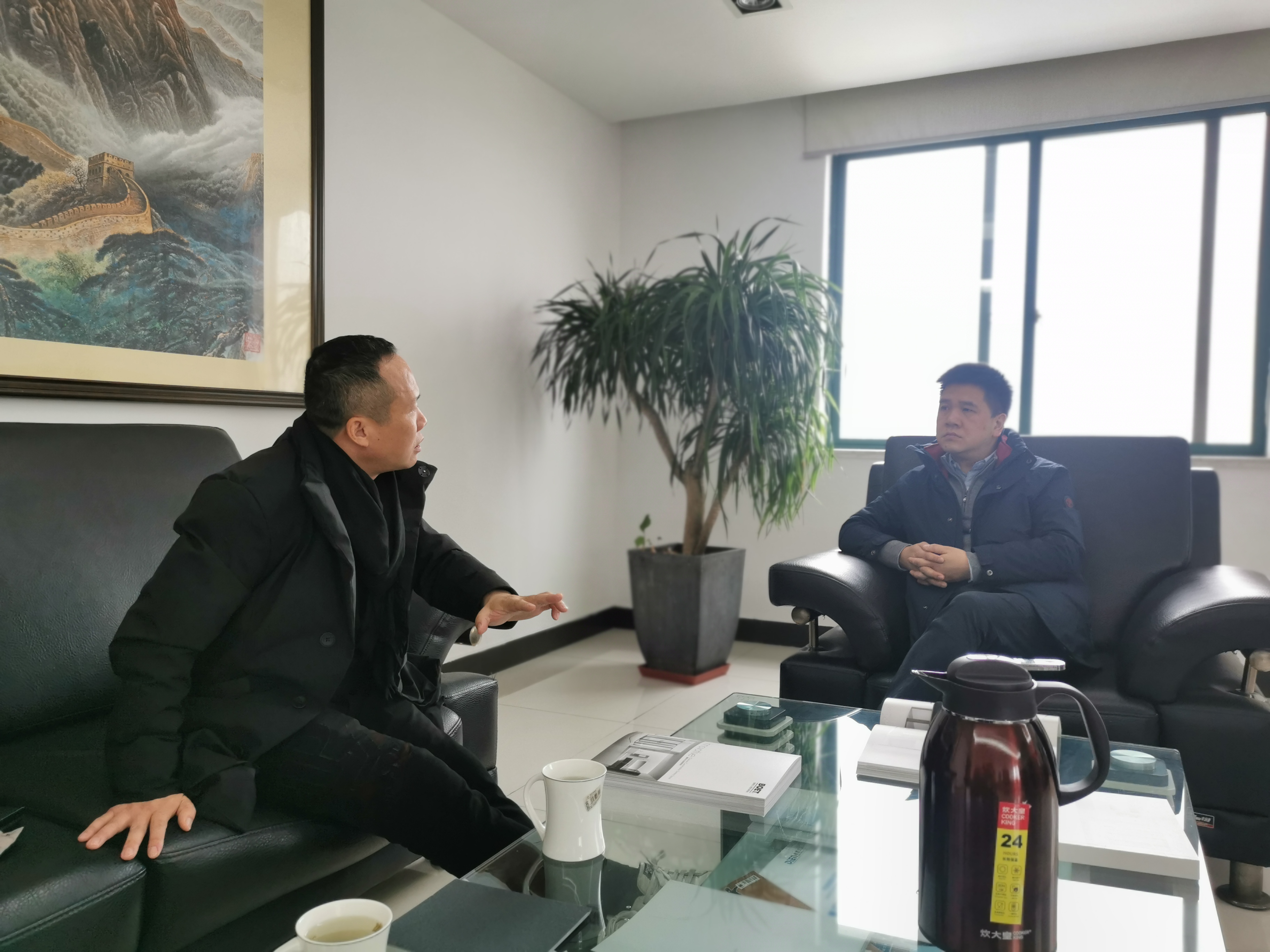 中装协领导考察BOET堡德卫浴(图1)